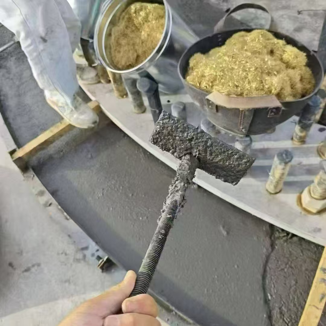 龙江C120钢纤维高强无收灌浆料 轧机压缩机汽轮机发电机锻压设备底座灌浆材料